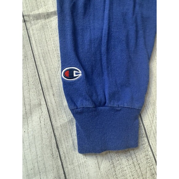 Champion Brand Duke Blue Devils Long Sleeve T-Shirt Size XXL Royal Blue Black - Picture 3 of 5